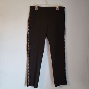 Karen Kane straight leg tuxedo pants C46